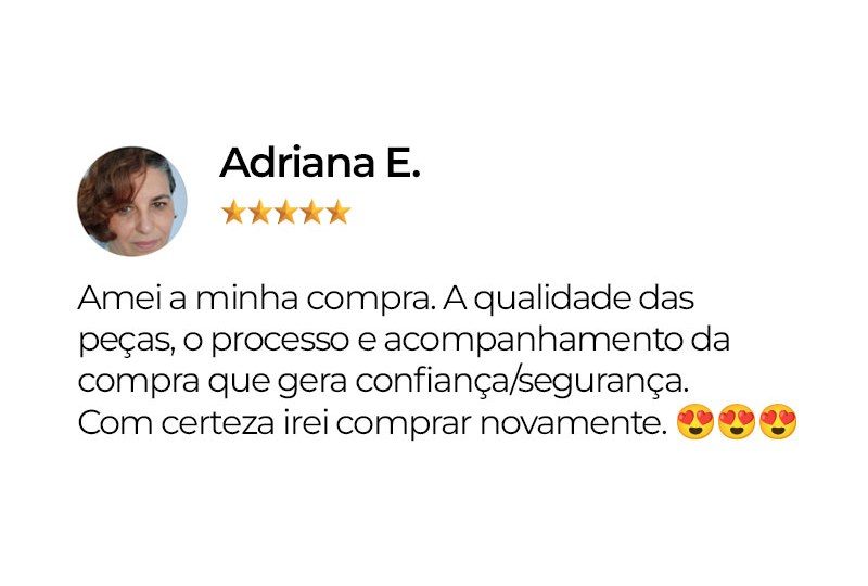 Avaliação de uma cliente da Mimar