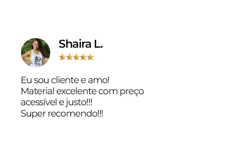 Avaliação de uma cliente da Mimar